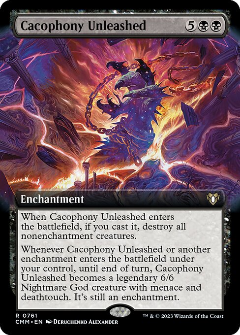 Cacophony Unleashed - Commander Masters Rare Card