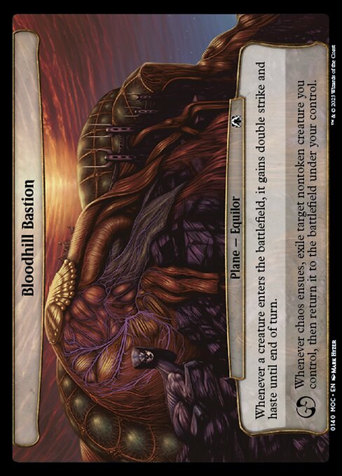 Bloodhill Bastion - March of the Machine Commander Common Card