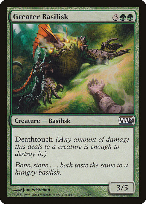 Greater Basilisk - Magic 2012 Common Card