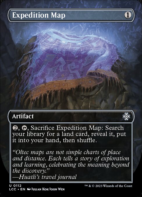 Expedition Map - The Lost Caverns of Ixalan Commander Uncommon Card