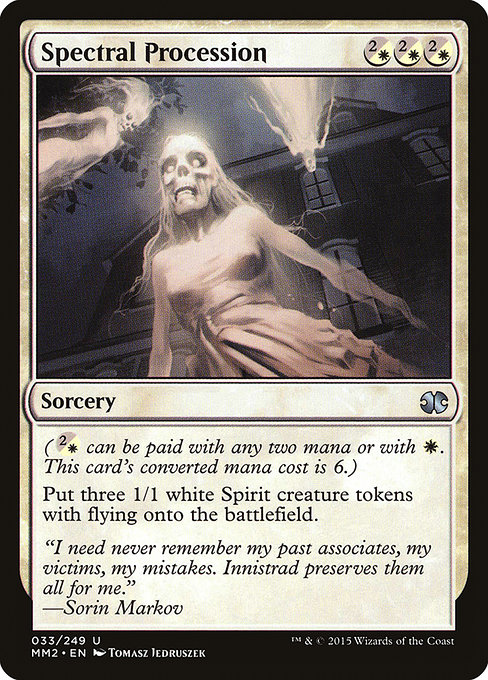 Spectral Procession - Modern Masters 2015 Uncommon Card