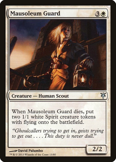 Mausoleum Guard - Duel Decks: Sorin vs. Tibalt Uncommon Card