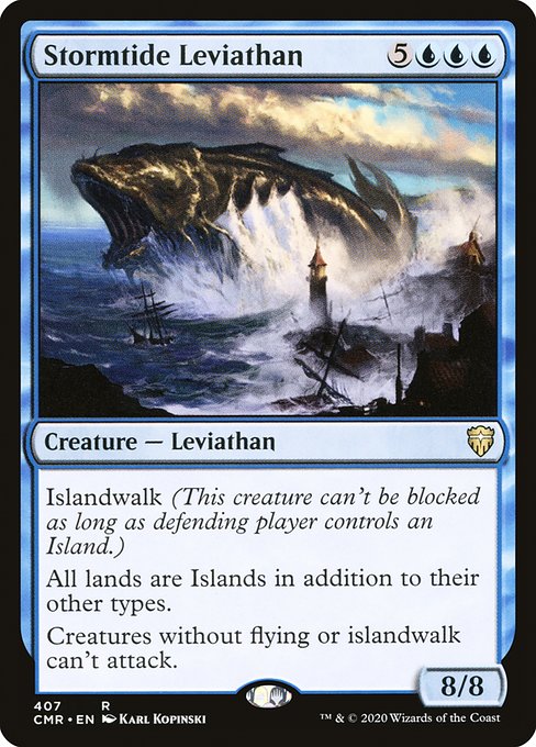 Stormtide Leviathan - Commander Legends Rare Card