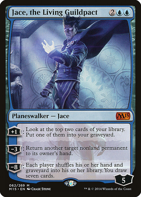 Jace, the Living Guildpact - Magic 2015 Mythic Card
