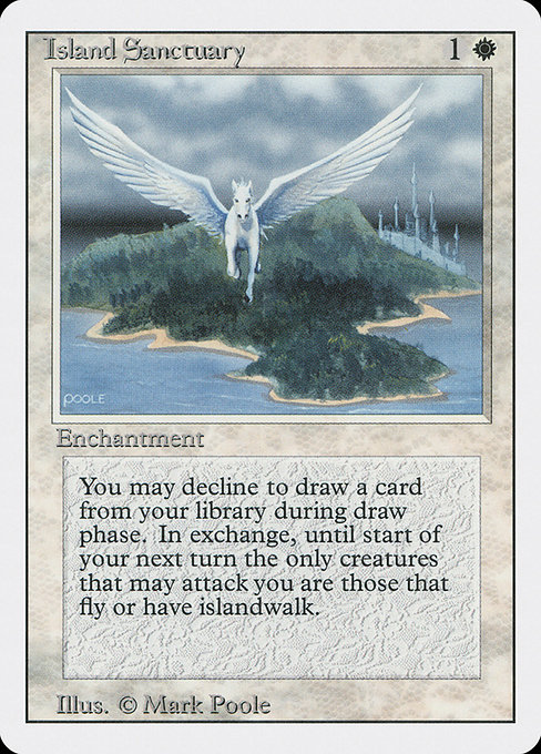 Island Sanctuary - Revised Edition Rare Card