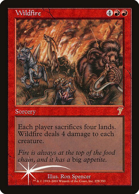 Wildfire - Seventh Edition Rare Card