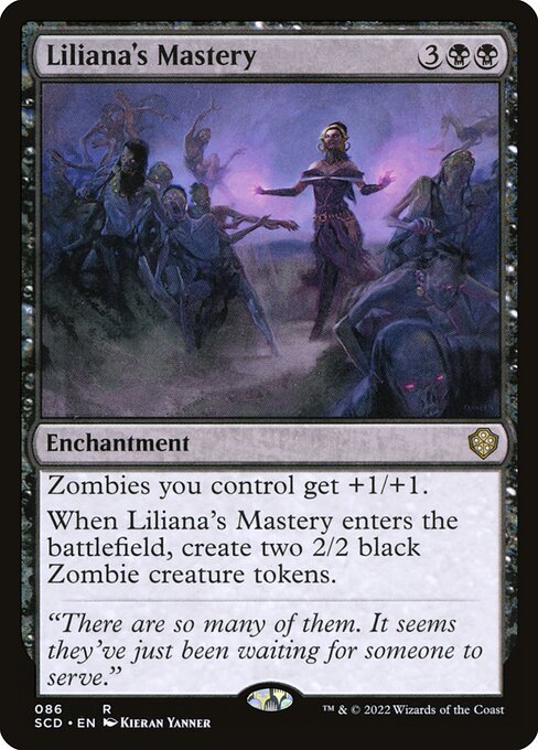 Liliana's Mastery - Starter Commander Decks Rare Card