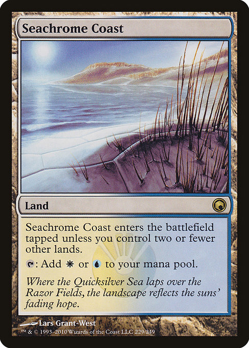 Seachrome Coast - Scars of Mirrodin Rare Card