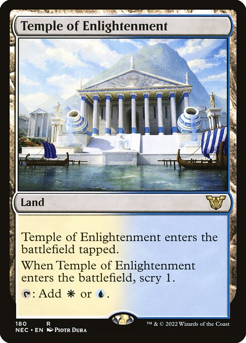 Temple of Enlightenment - Neon Dynasty Commander Rare Card