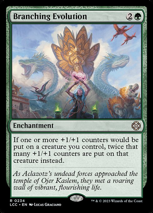 Branching Evolution - The Lost Caverns of Ixalan Commander Rare Card