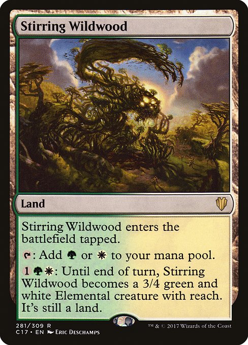Stirring Wildwood - Commander 2017 Rare Card