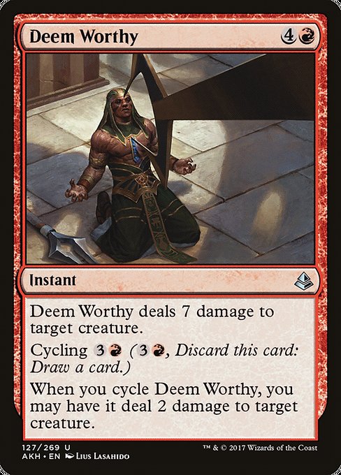 Deem Worthy - Amonkhet Uncommon Card