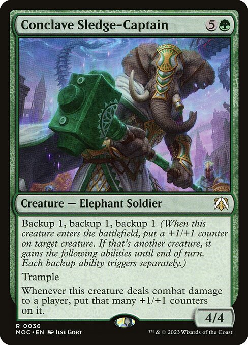 Conclave Sledge-Captain - March of the Machine Commander Rare Card