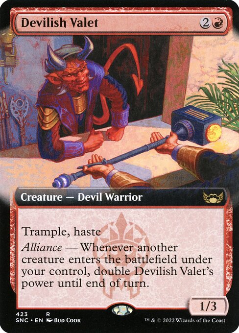Devilish Valet - Streets of New Capenna Rare Card