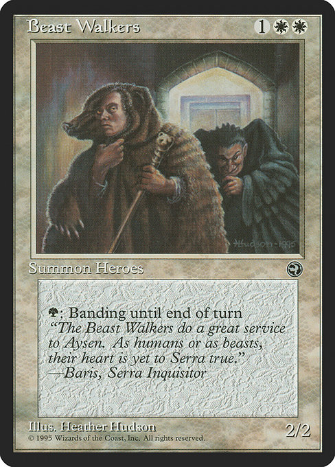 Beast Walkers - Homelands Rare Card