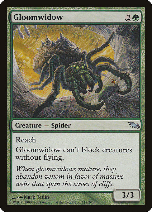 Gloomwidow - Shadowmoor Uncommon Card