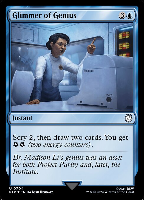 Glimmer of Genius - Fallout Uncommon Card