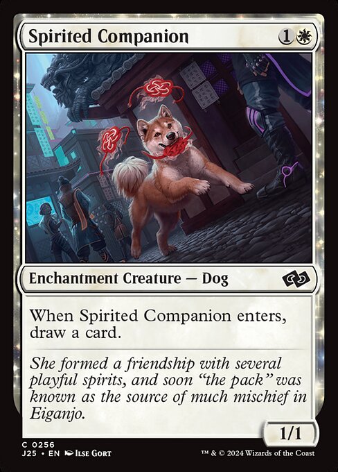Spirited Companion - Foundations Jumpstart Common Card