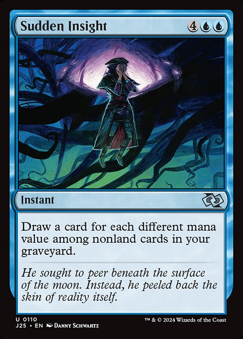 Sudden Insight - Foundations Jumpstart Uncommon Card