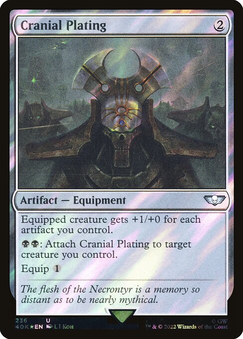Cranial Plating - Warhammer 40,000 Commander Uncommon Card