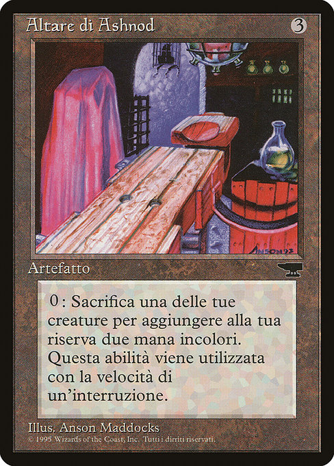 Ashnod's Altar - Rinascimento Uncommon Card