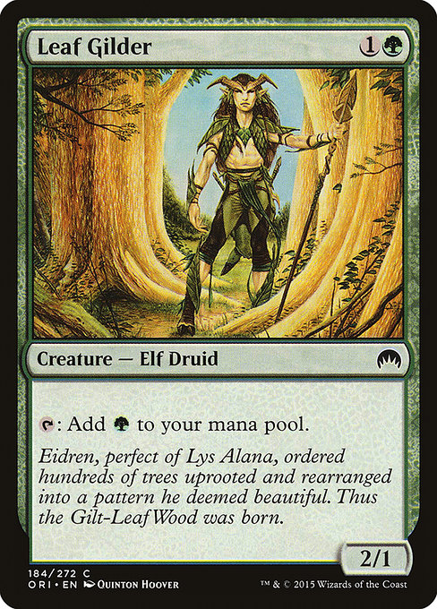 Leaf Gilder - Magic Origins Common Card