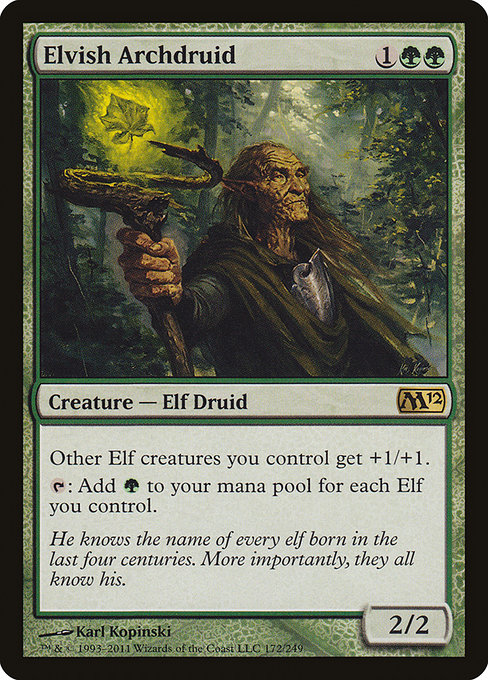 Elvish Archdruid - Magic 2012 Rare Card
