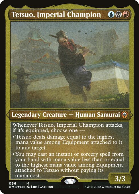 Tetsuo, Imperial Champion - Dominaria United Commander Mythic Card