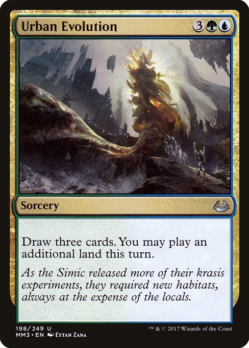 Urban Evolution - Modern Masters 2017 Uncommon Card