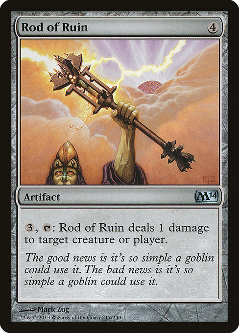 Rod of Ruin - Magic 2014 Uncommon Card