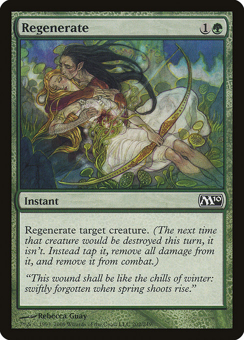 Regenerate - Magic 2010 Common Card