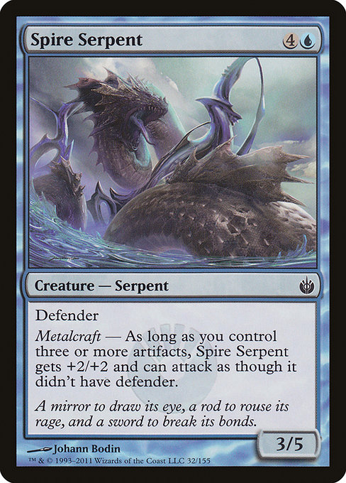 Spire Serpent - Mirrodin Besieged Common Card