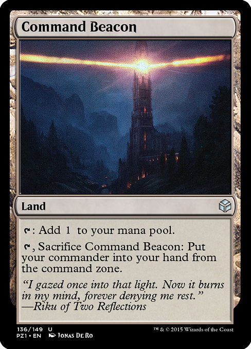 Command Beacon - Legendary Cube Prize Pack Uncommon Card