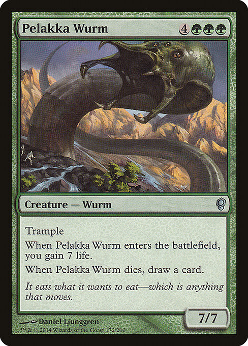 Pelakka Wurm - Conspiracy Uncommon Card