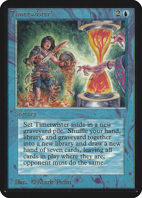 Timetwister - Limited Edition Alpha Rare Card