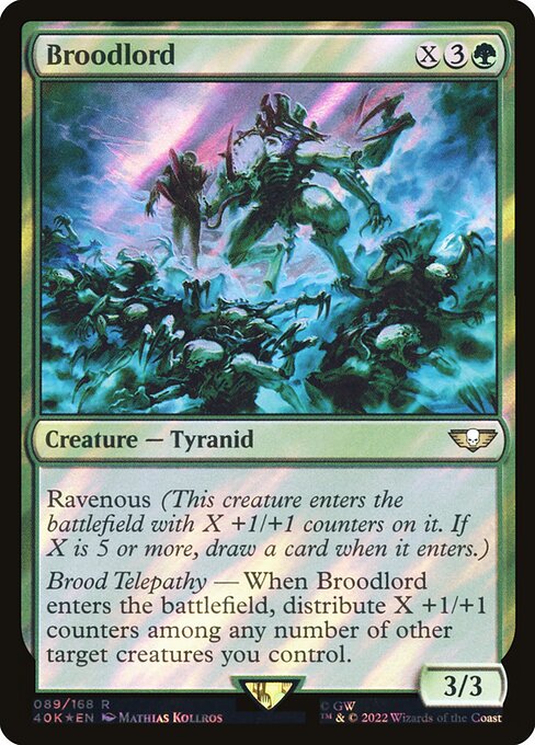 Broodlord - Warhammer 40,000 Commander Rare Card