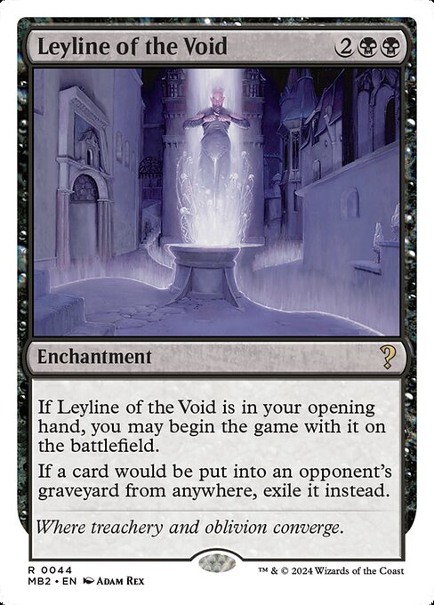 Leyline of the Void - Mystery Booster 2 Rare Card