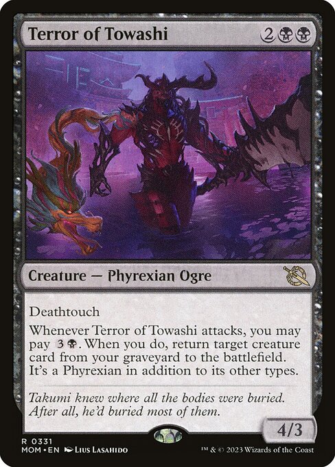 Terror of Towashi - March of the Machine Rare Card