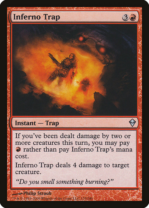 Inferno Trap - Zendikar Uncommon Card