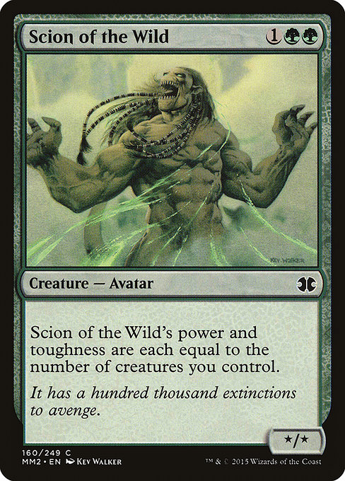 Scion of the Wild - Modern Masters 2015 Common Card