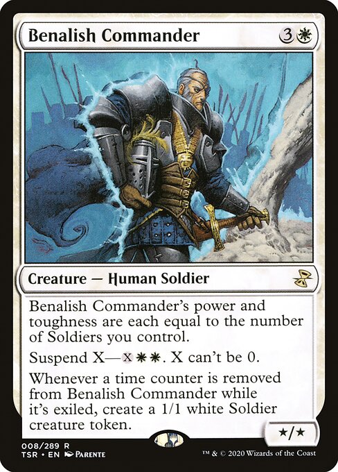 Benalish Commander - Time Spiral Remastered Rare Card