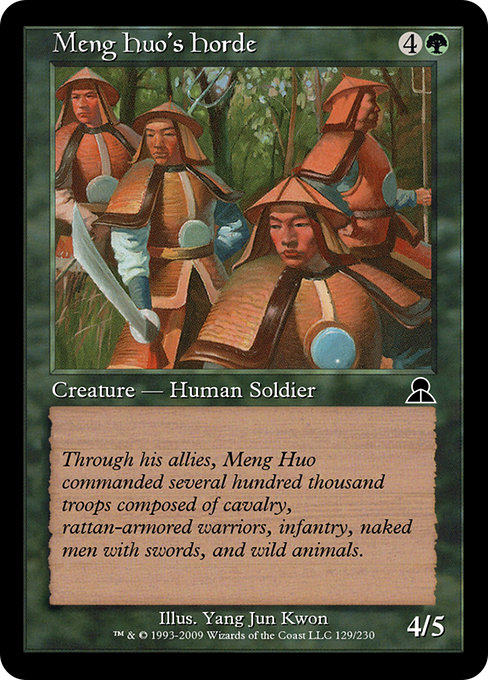 Meng Huo's Horde - Masters Edition III Common Card