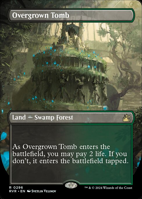 Overgrown Tomb - Ravnica Remastered Rare Card
