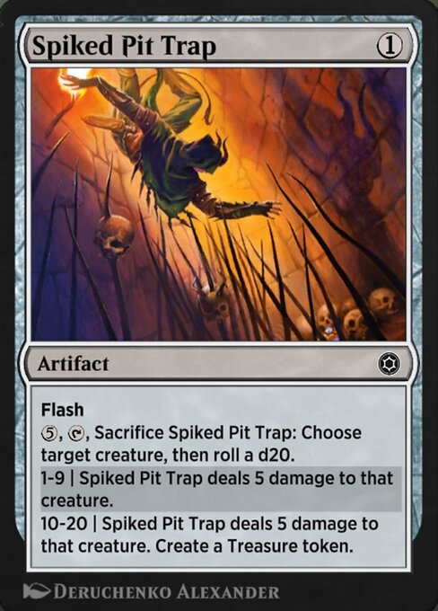 Spiked Pit Trap - Alchemy Horizons: Baldur's Gate Common Card