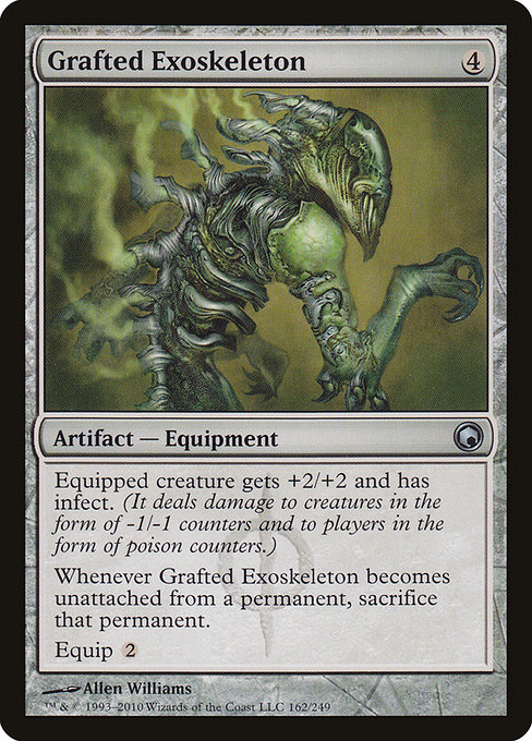 Grafted Exoskeleton - Scars of Mirrodin Uncommon Card