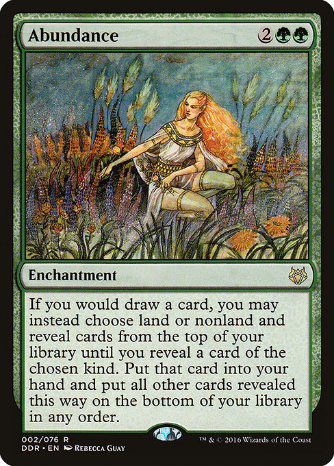 Abundance - Duel Decks: Nissa vs. Ob Nixilis Rare Card