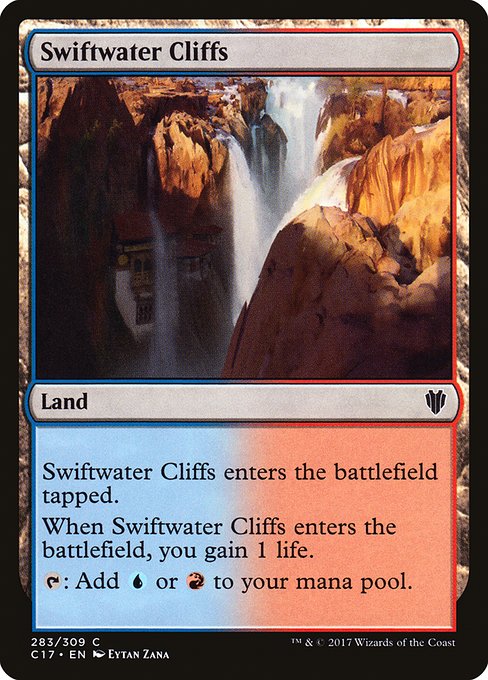 Swiftwater Cliffs - Commander 2017 Common Card