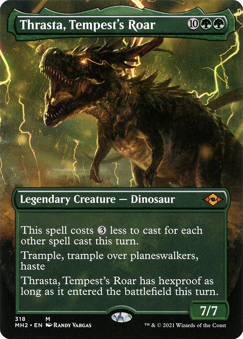 Thrasta, Tempest's Roar - Modern Horizons 2 Mythic Card