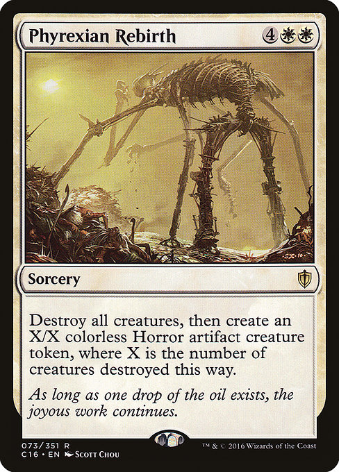 Phyrexian Rebirth - Commander 2016 Rare Card
