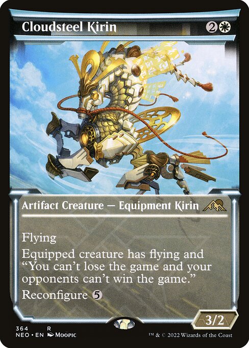 Cloudsteel Kirin - Kamigawa: Neon Dynasty Rare Card
